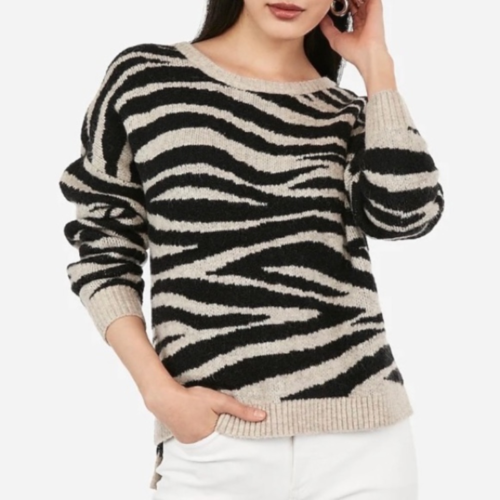 Animal Print Sweater